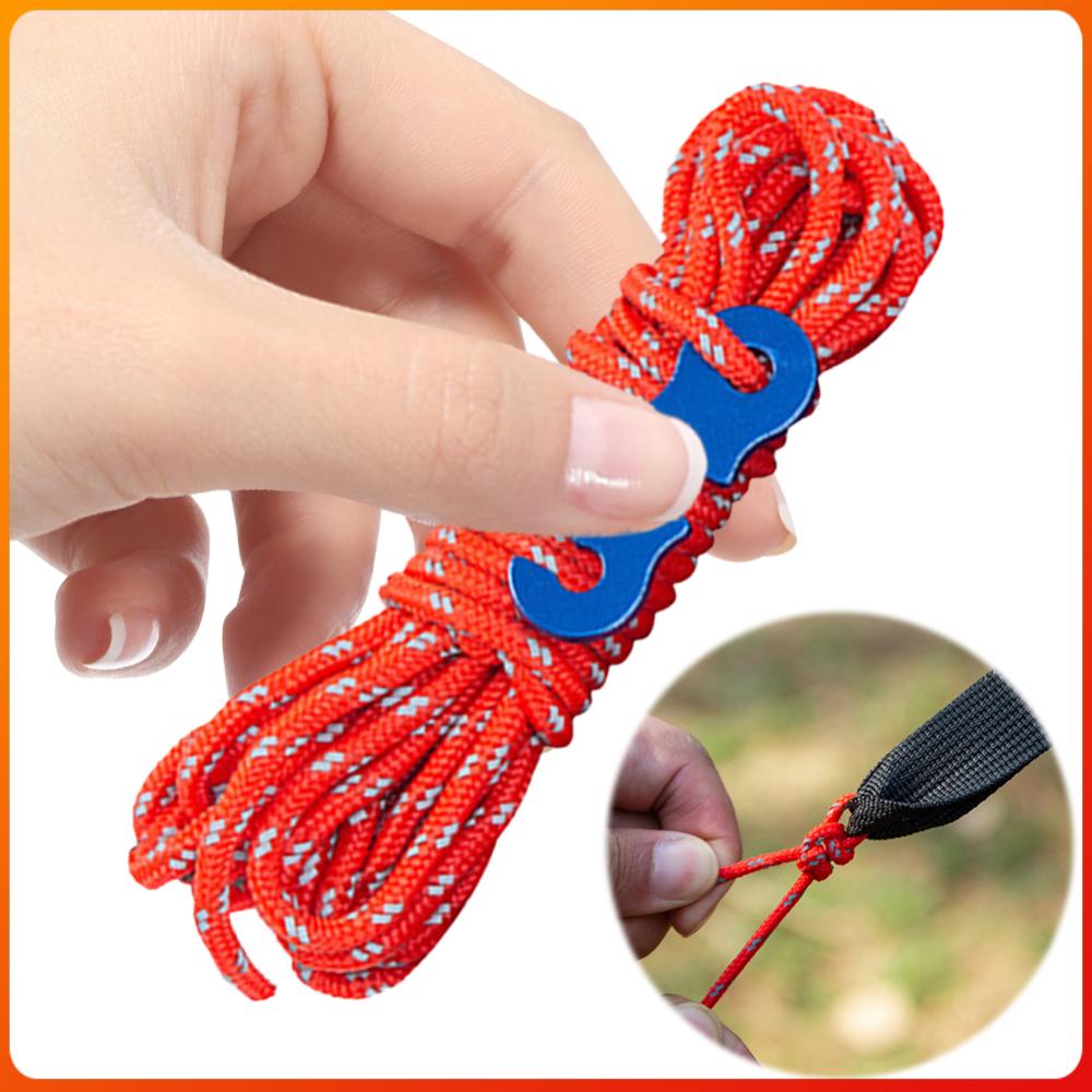 Outdoor Camping Guy - 8PCS 3mm Outdoor Tent Guy Ropes