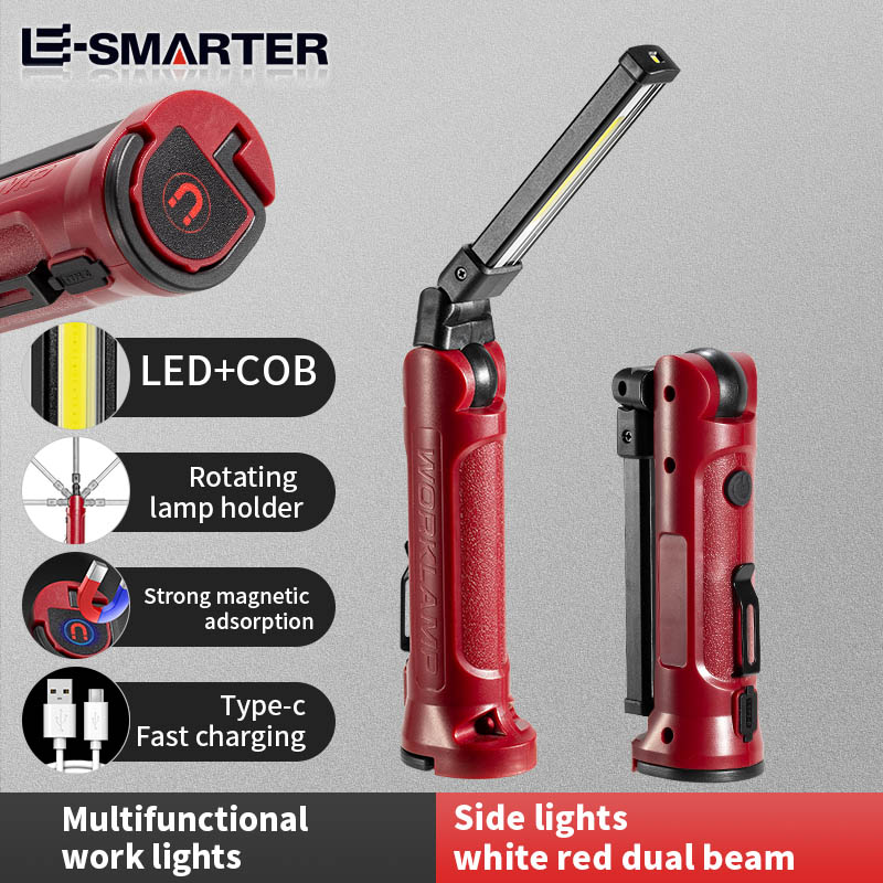 Outdoor Camping Glamping - COB LED Work Light Rechargeable Folding