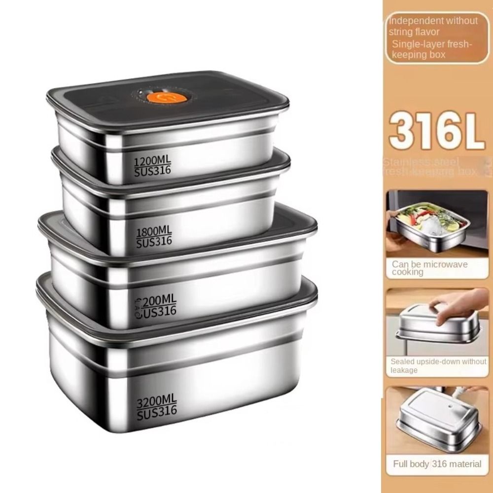 Stainless Steel Camping Lunch  - Outdoor Camping Fridge 评论和价格