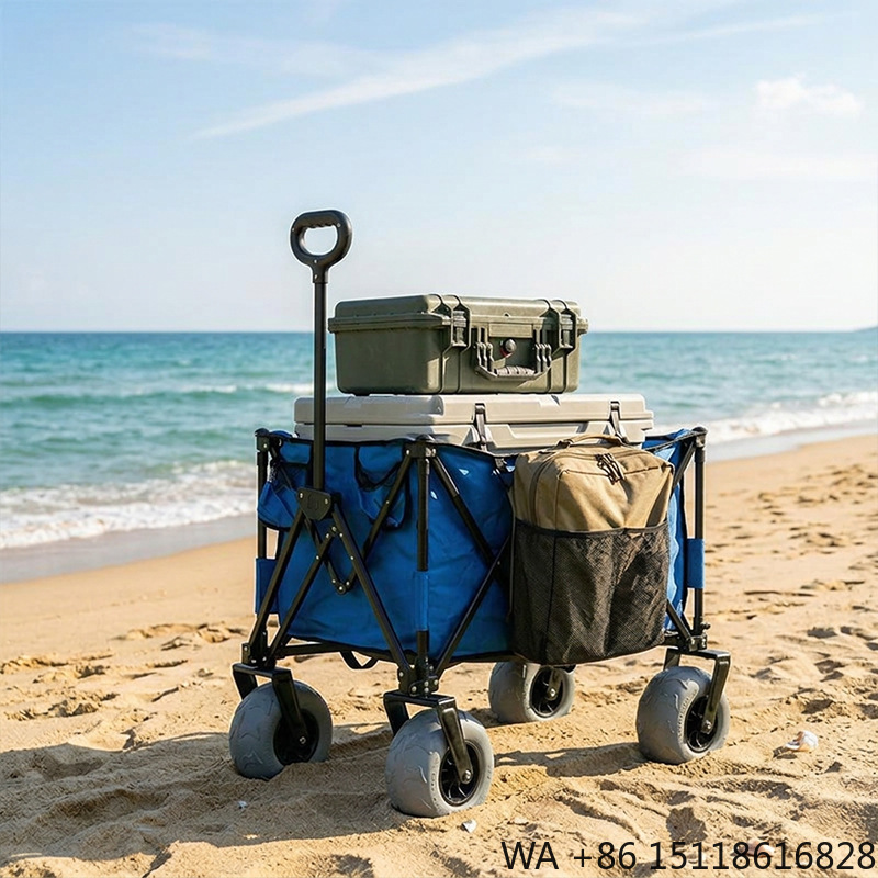 Foldable Metal Beach Wagon Qui - Outdoor Camping Set 评论和价格