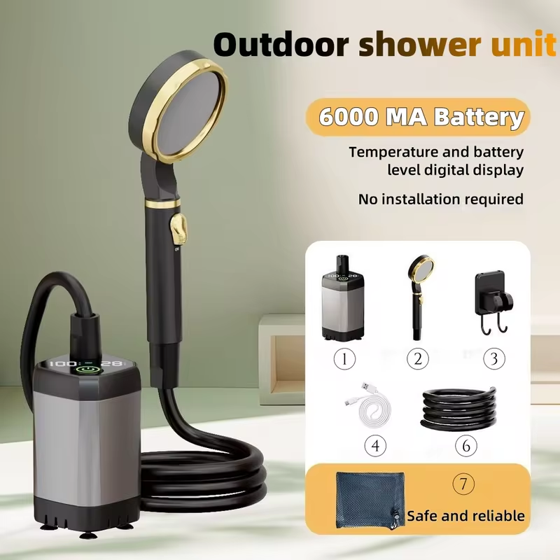 Portable Outdoor Electric Show - Portable Camping Shower 评论和价格