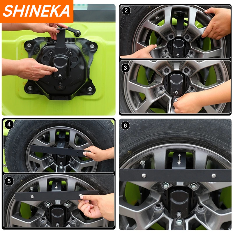 SHINEKA Car Rear Spare Tire Li - Outdoor Camping Jeep 评论和价格