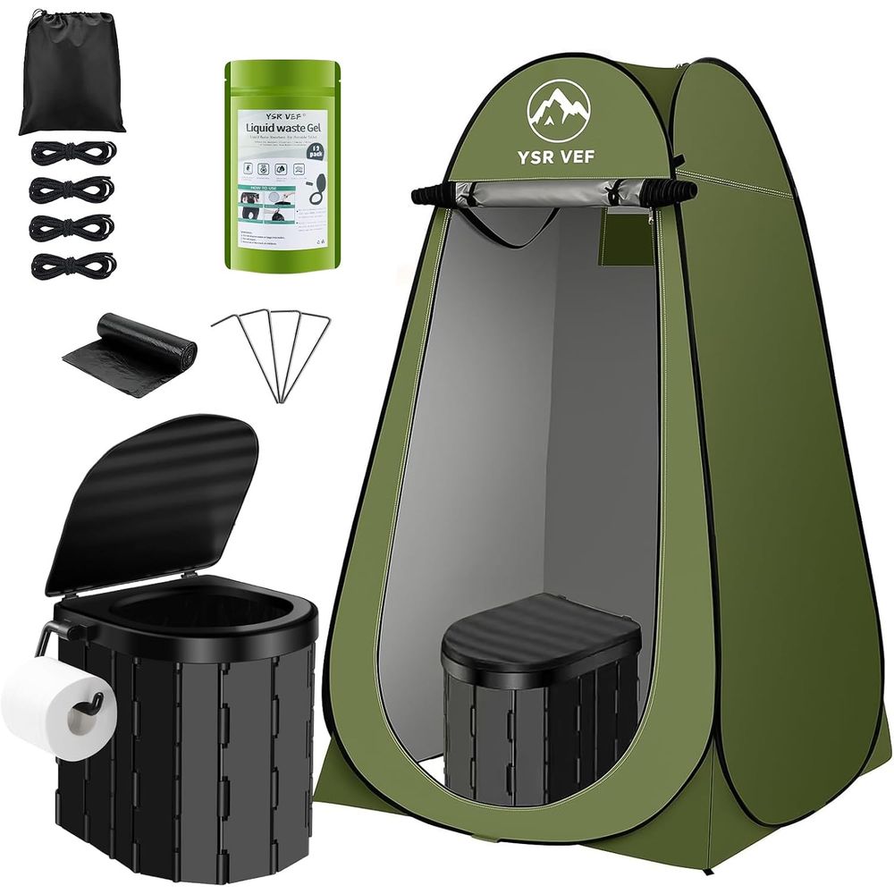 Portable Toilet Kit, Camping T - Camping Tent 评论和价格