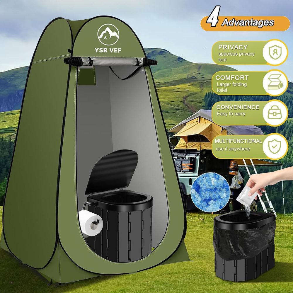 Portable Toilet Kit, Camping T - Camping Tent 评论和价格