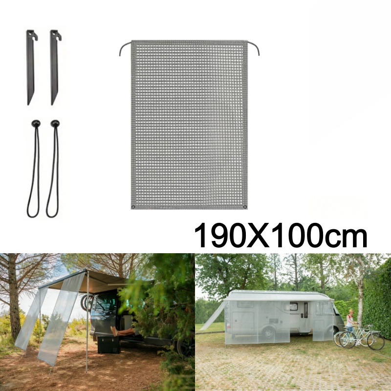 RV Awning Front Sun Shade Scre - Outdoor Camping Awning 评论和价格