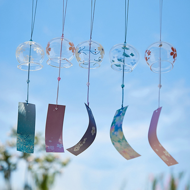 Japanese Style Glass Wind Chim - Japanese Outdoor Camping 评论和价格