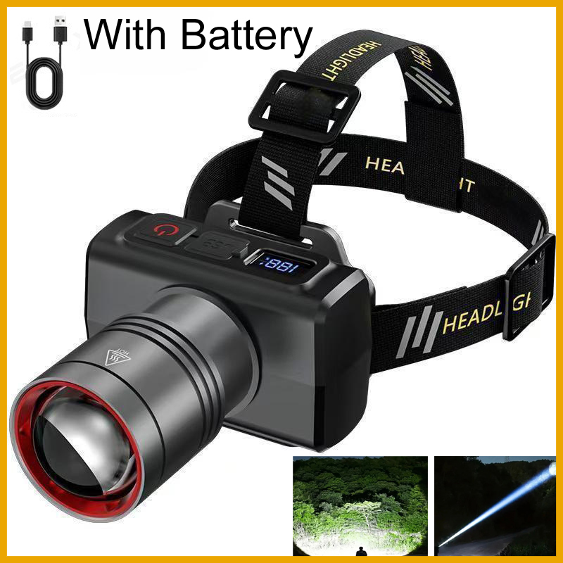 2026 LED digital Rechargeable  - Headlamp 评论和价格