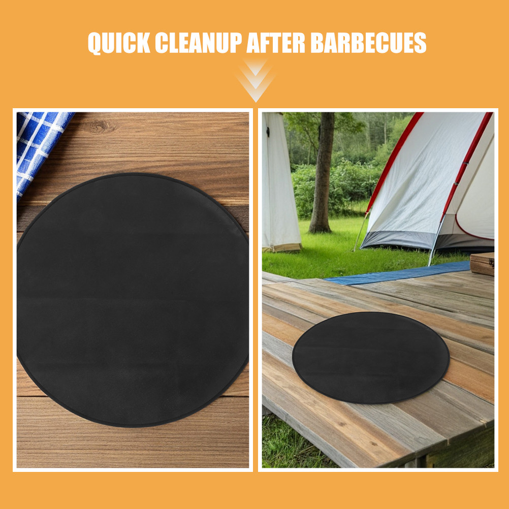 Round Fireproof Bbq Mat 24 Inc - Outdoor Camping Mat 评论和价格