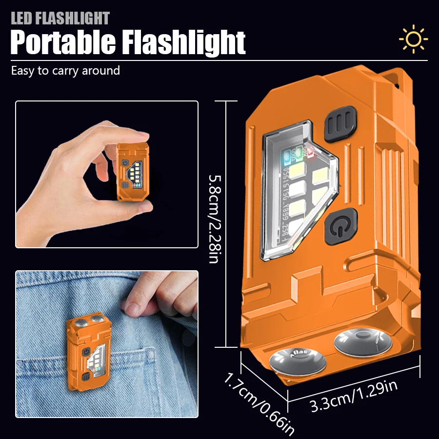 Mini Keychain EDC Flashlight R - Headlamp 评论和价格