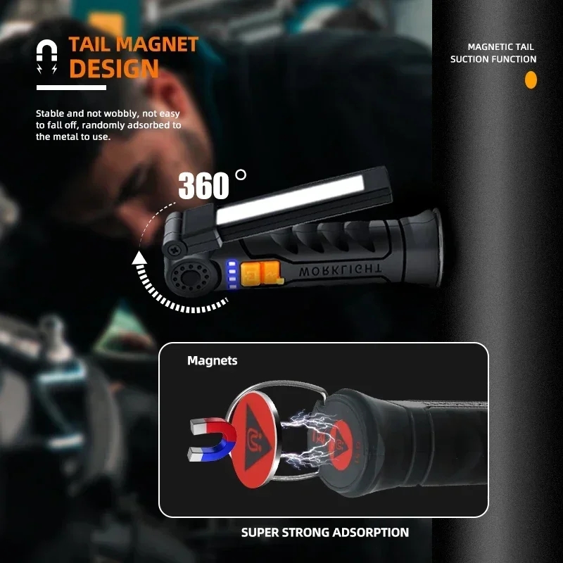 Portable COB LED Flashlight US - Outdoor Camping Glamping 评论和价格