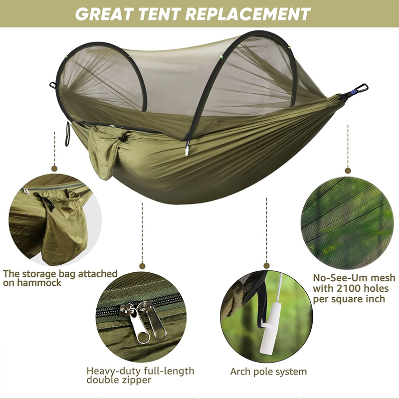 Outdoor Camping Hammock With M - Outdoor Camping Mosquito Net 评论和价格