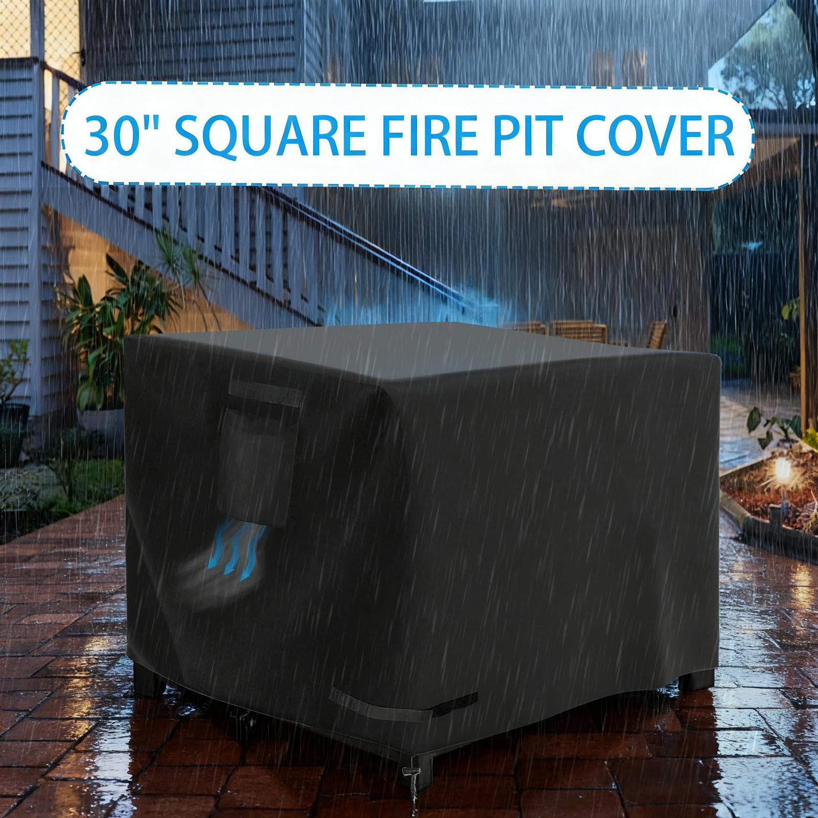 Outdoor Fire Pit Cover 30 Inch - Outdoor Indoor Camping 评论和价格