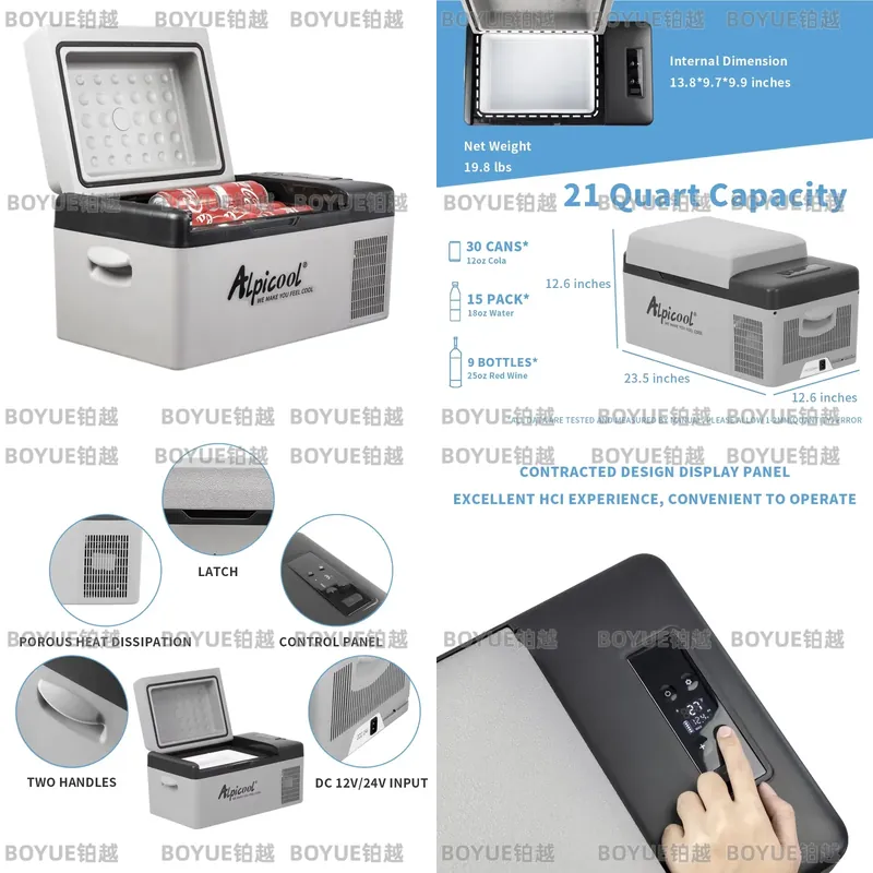 Portable Compressor Fridge Fre - Outdoor Camping Fridge 评论和价格