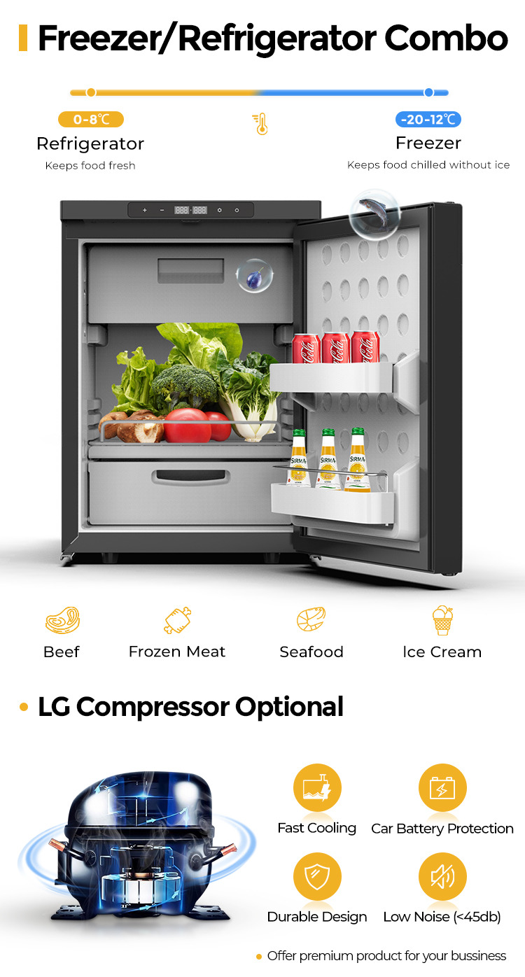 CR90 93L Wholesale 12/24V Upri - Outdoor Camping Fridge 评论和价格