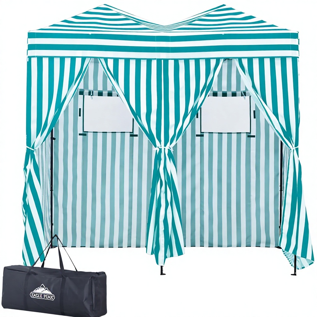 Outdoor Portable 2-Room Pop Ch - Camping Tent 评论和价格