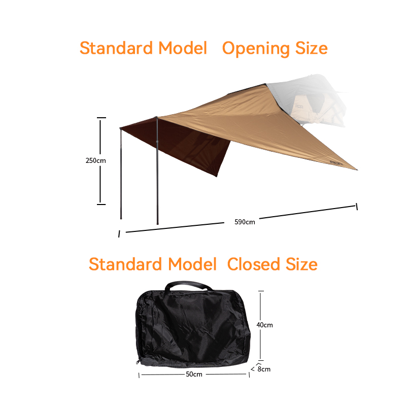 Waterproof Oxford Canopy Tent  - Outdoor Camping Awning 评论和价格