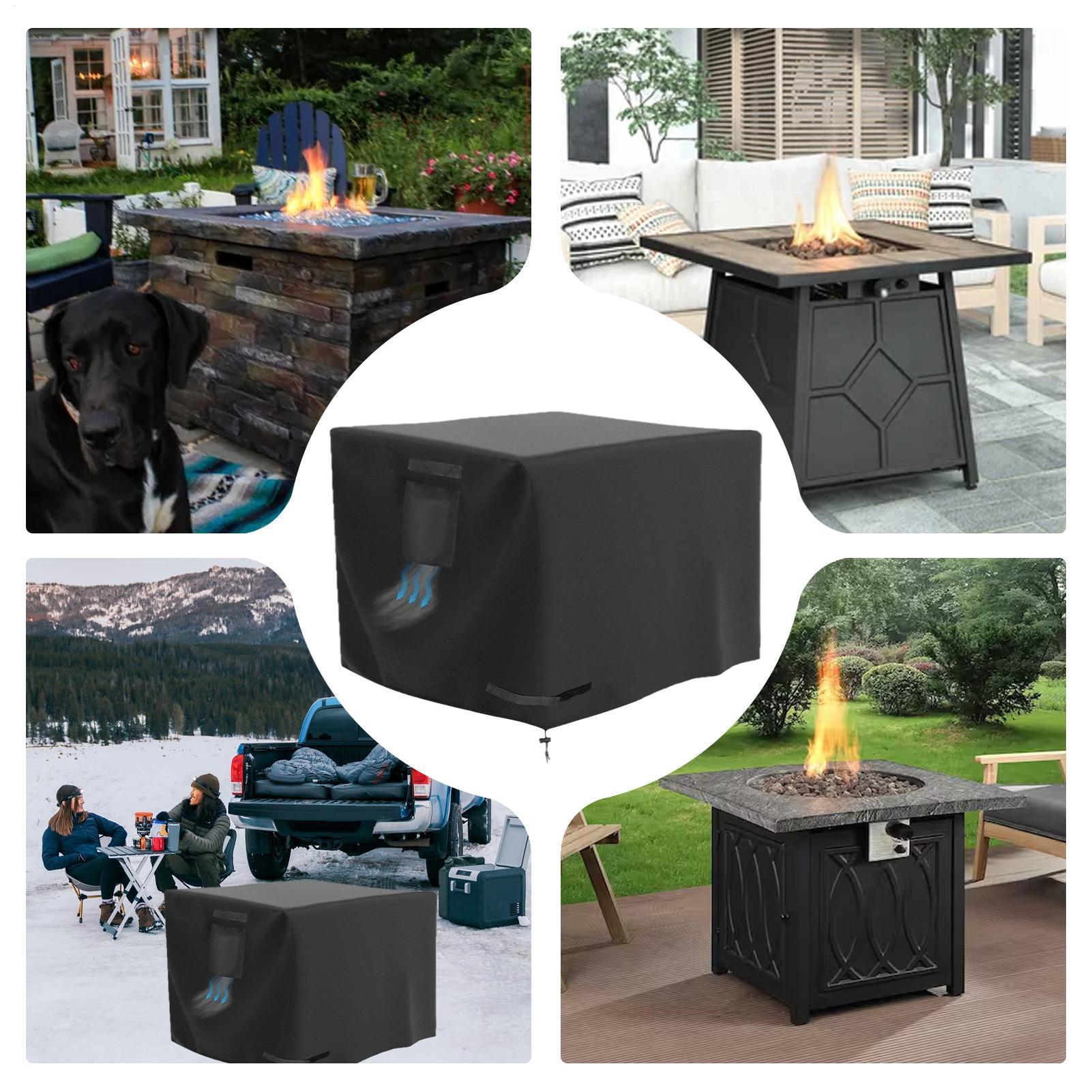 Fire Pit Cover Square 30 Inch  - Outdoor Indoor Camping 评论和价格