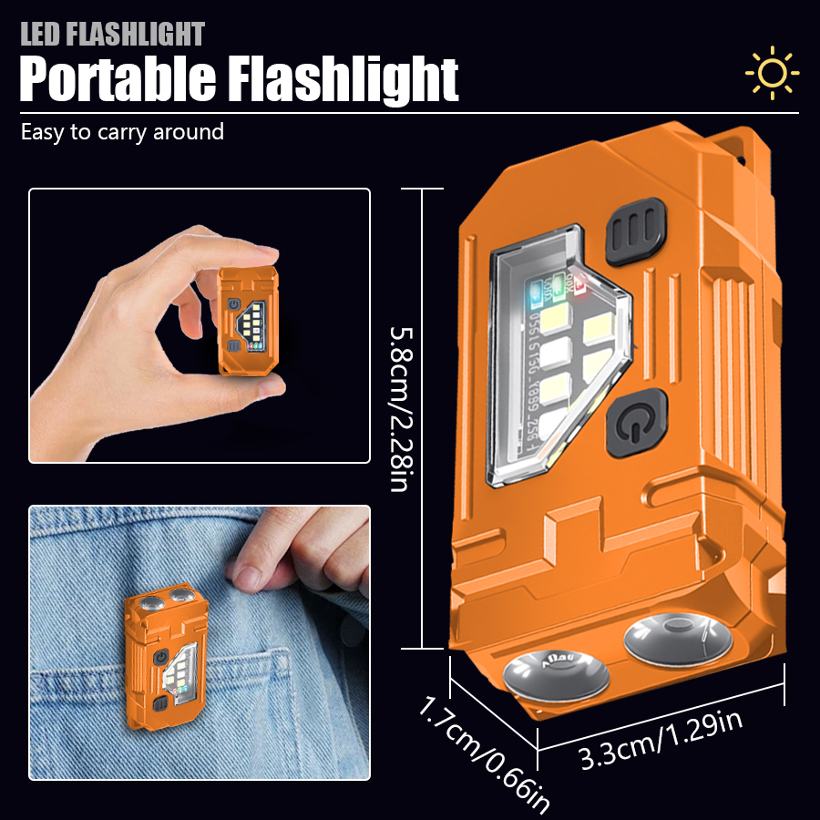 Mini Keychain EDC Flashlight R - Headlamp 评论和价格