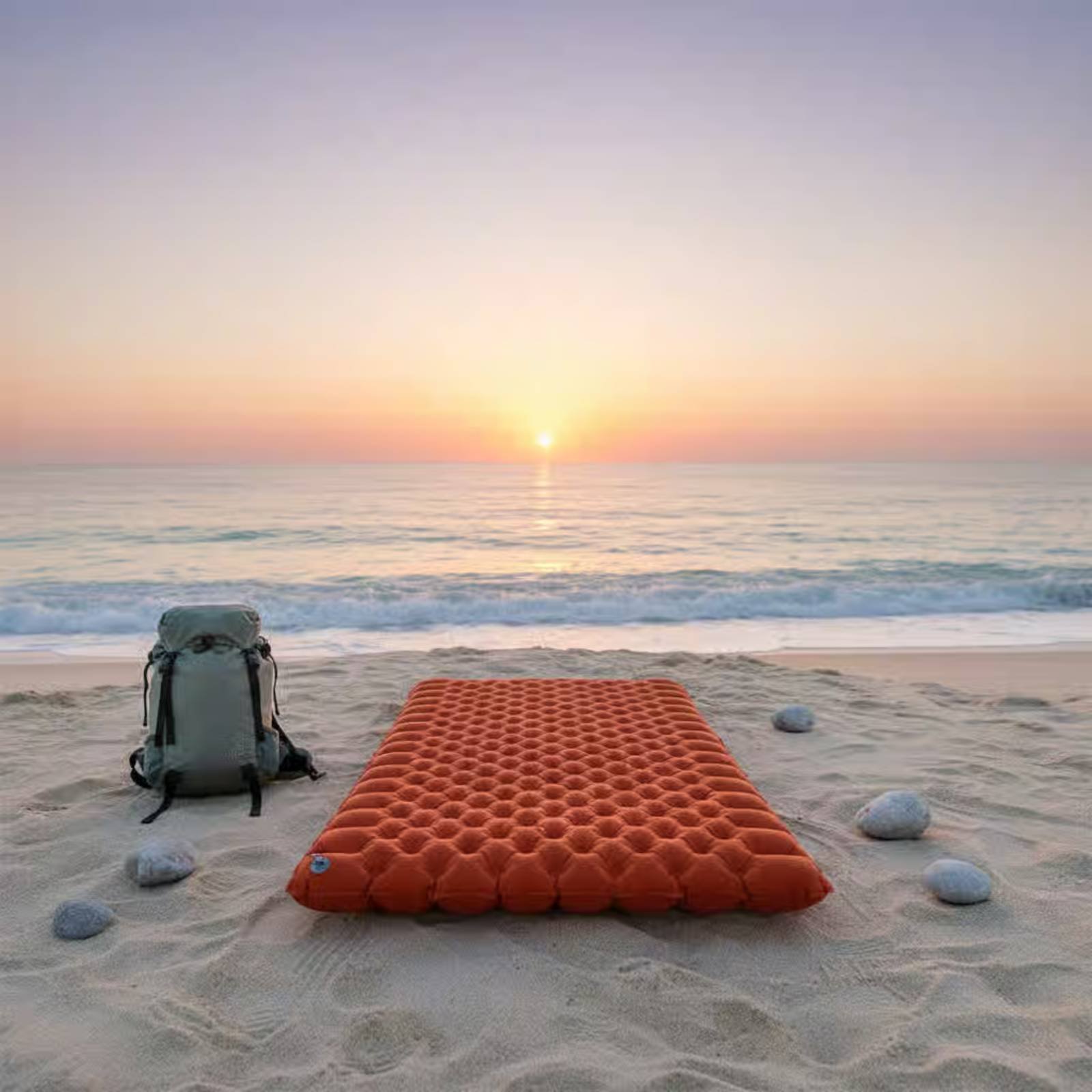Inflatable Camping Mat Nylon T - Outdoor Camping Carpet 评论和价格