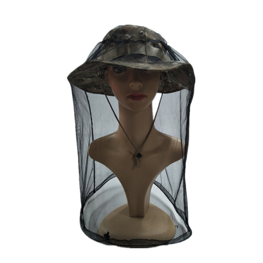 1Pcs -Mosquito Net Hat Black L - Outdoor Camping Mosquito Net 评论和价格