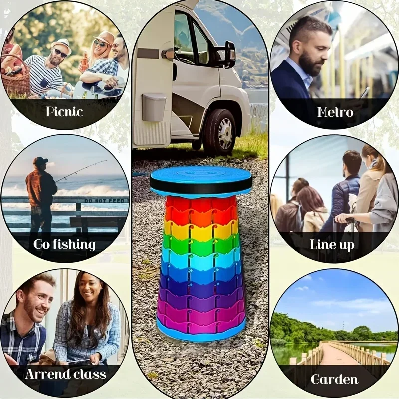 Rainbow Telescopic Camping Sto - Outdoor Camping Set 评论和价格
