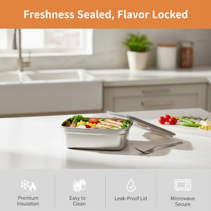 Stainless Steel Camping Lunch  - Outdoor Camping Fridge 评论和价格