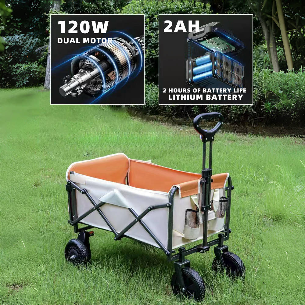 Electric Camping Wagon Cart Fo - Outdoor Camping Set 评论和价格