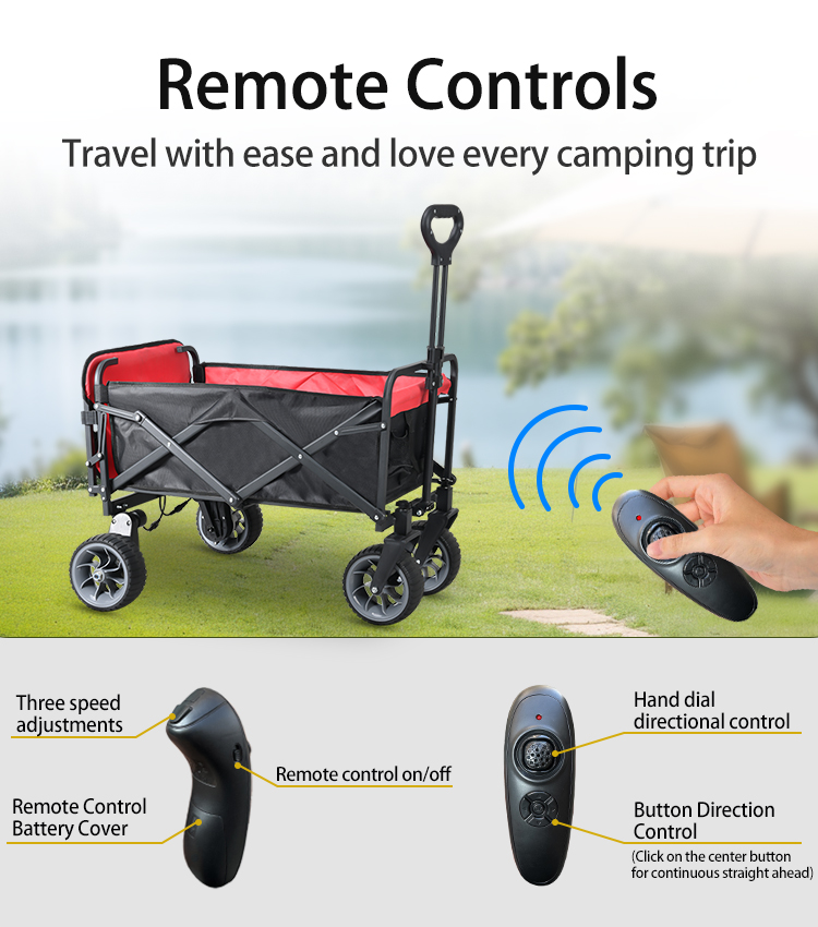 Electric Camping Wagon Cart Fo - Outdoor Camping Set 评论和价格