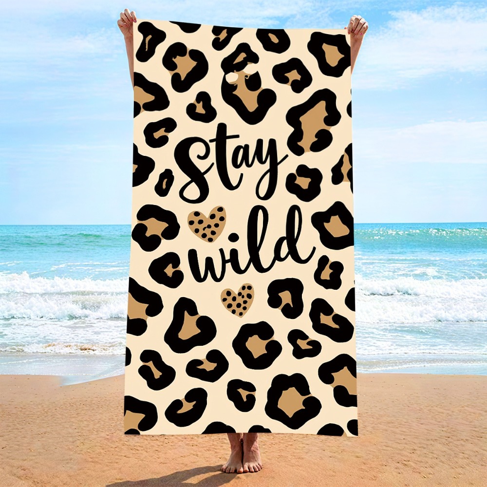 Leopard Print Printing Quick-d - Camp Towel Microfiber 评论和价格