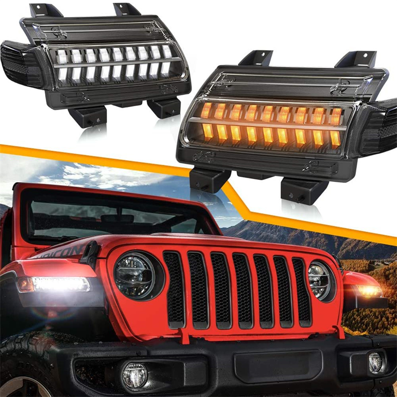LED Turn Signal Lights DRL wit - Outdoor Camping Jeep 评论和价格