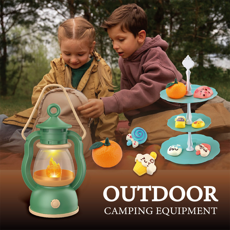 Kids Camping Set Campfire Pret - Outdoor Indoor Camping 评论和价格