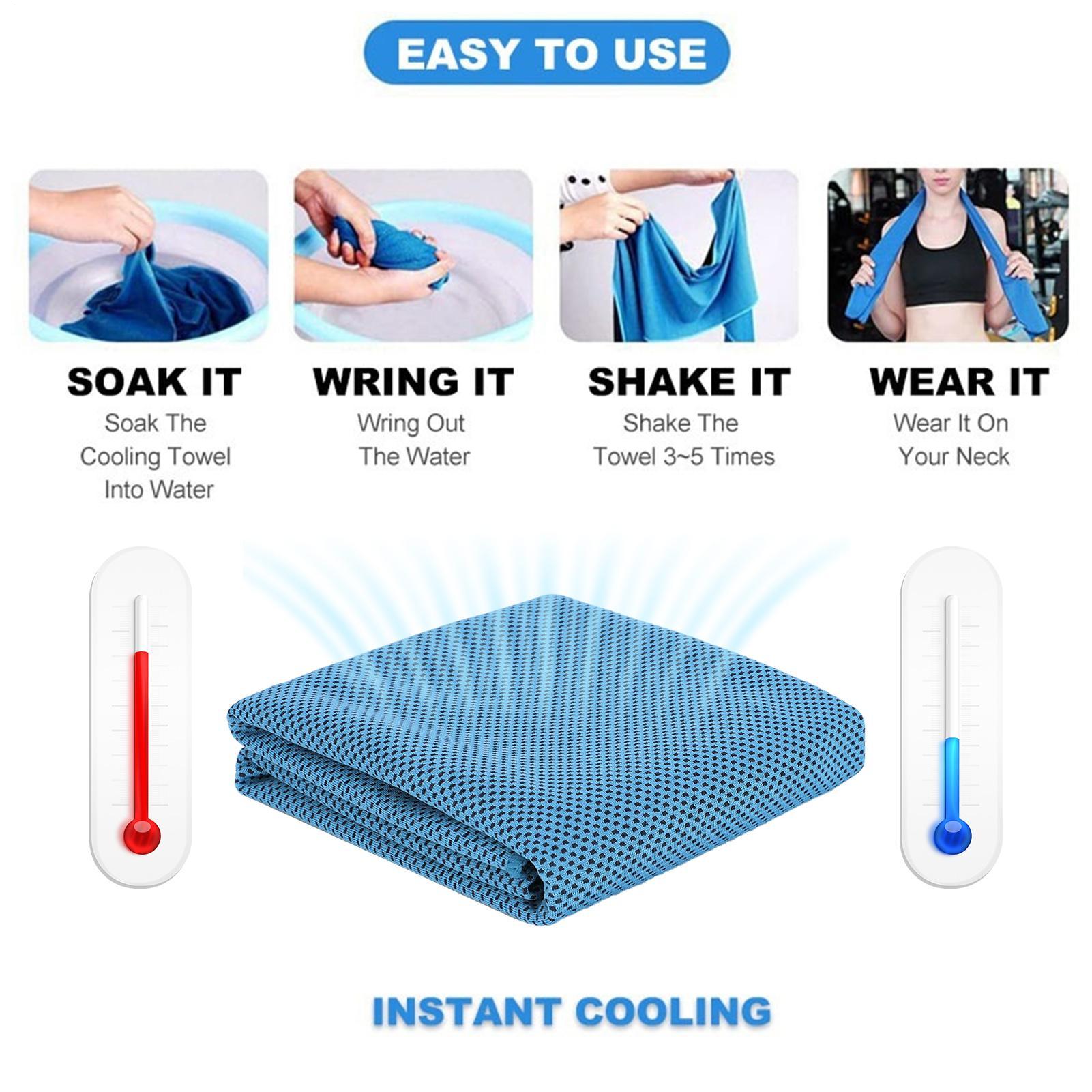 Cooling Towel Instant Relief M - Camp Towel Microfiber 评论和价格