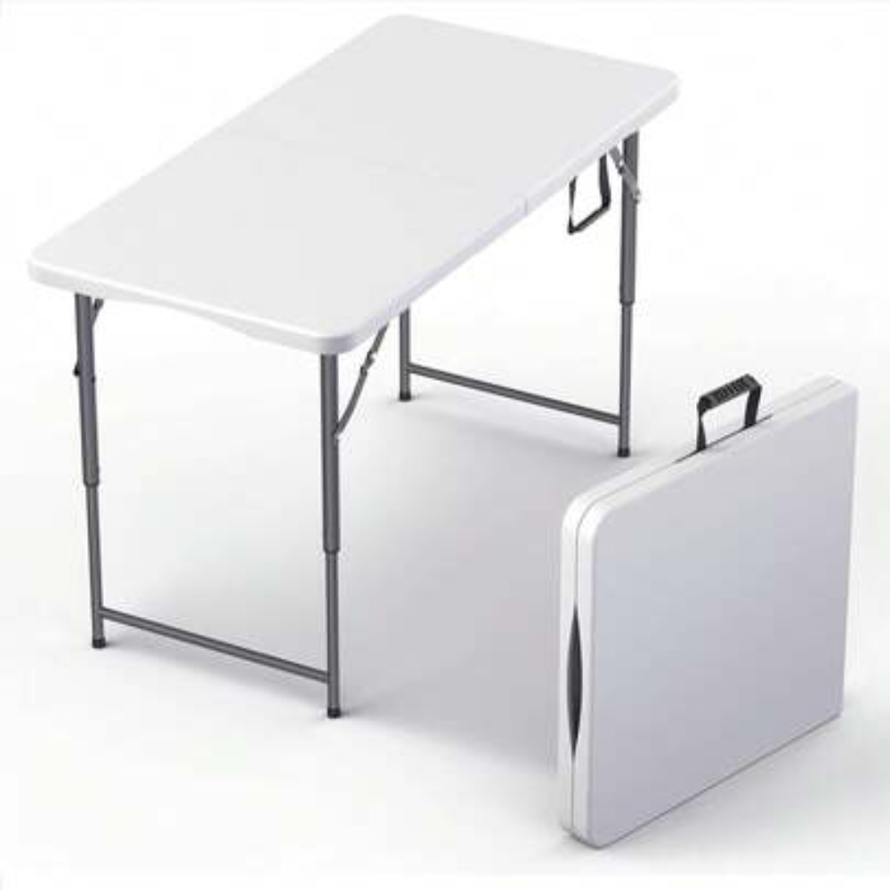 4FT Foldable Table Adjustable  - Outdoor Indoor Camping 评论和价格