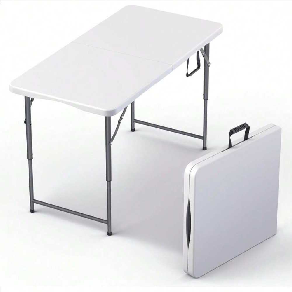 4FT Foldable Table Adjustable  - Outdoor Indoor Camping 评论和价格