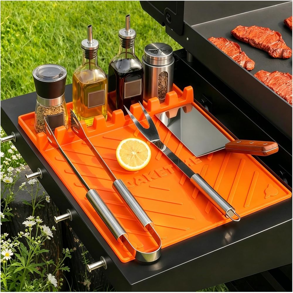 Silicone Grill Mats or Griddle - Outdoor Camping Mat 评论和价格