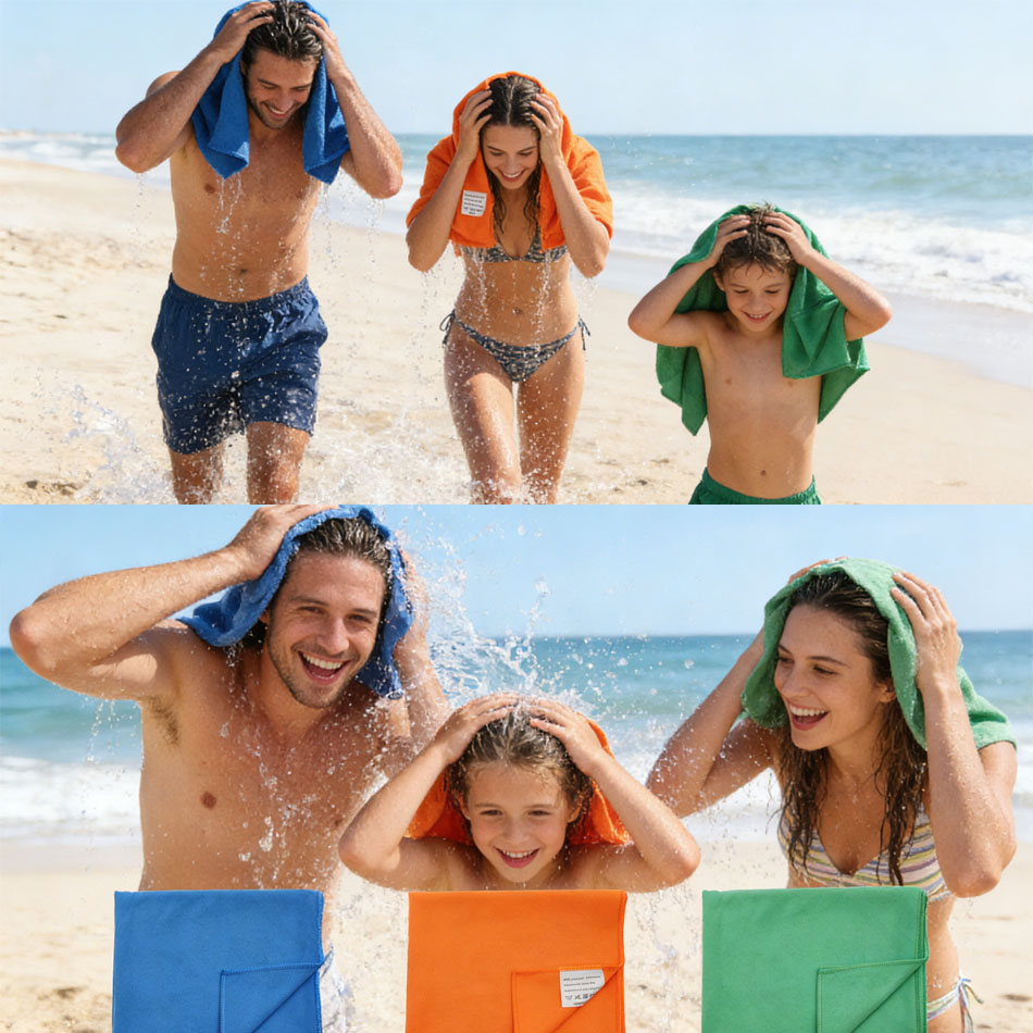1PC Microfiber Beach Towel Qui - Camp Towel Microfiber 评论和价格