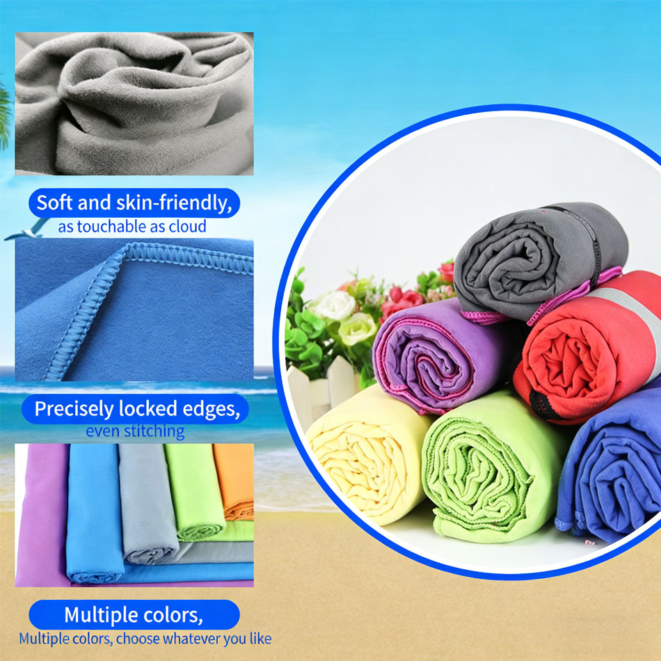 1PC Microfiber Beach Towel Qui - Camp Towel Microfiber 评论和价格