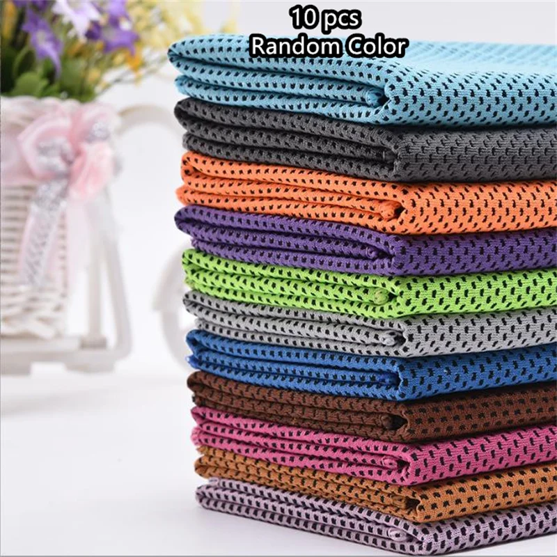 1-10pcs Cooling Towel Instant  - Camp Towel Microfiber 评论和价格