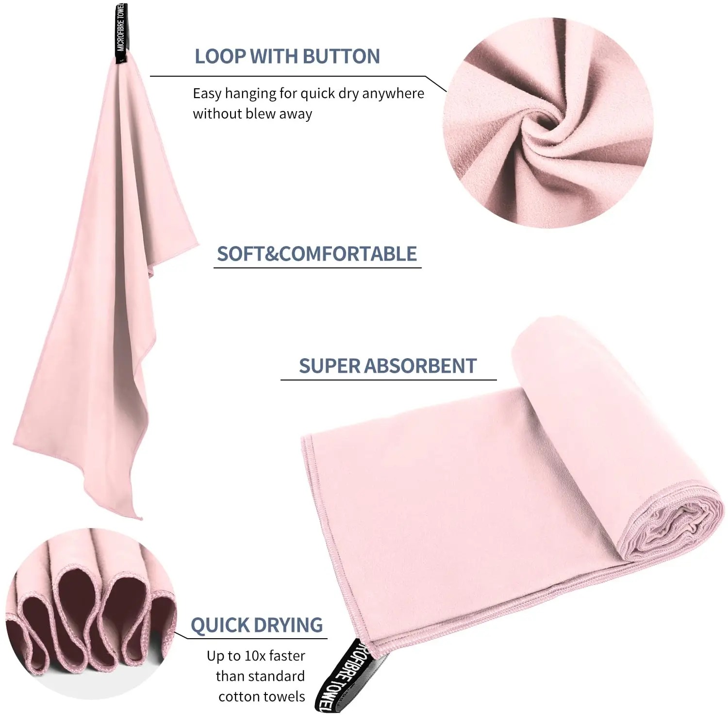 Microfiber Towel Perfect Trave - Camp Towel Microfiber 评论和价格