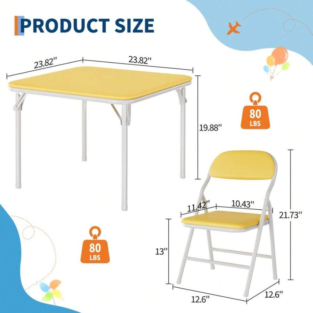 Foldable Square Table and Chai - Outdoor Indoor Camping 评论和价格