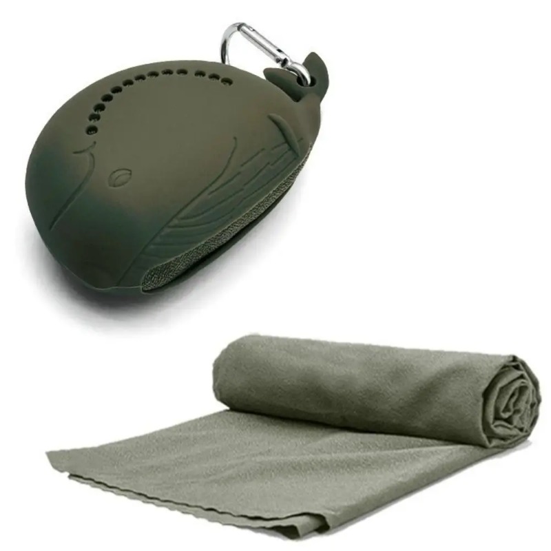 Portable Silicone Case&Lightwe - Camp Towel Microfiber 评论和价格