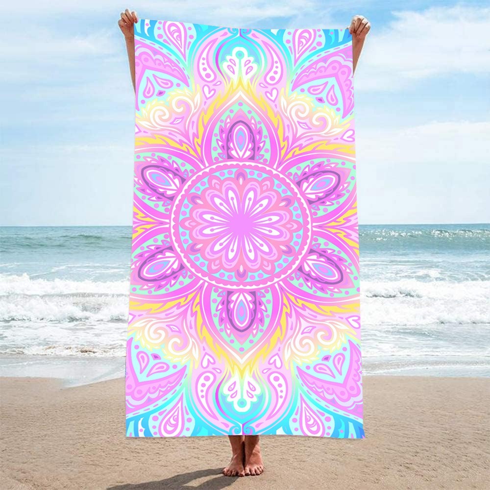 Mysterious Pattern Beach Towel - Camp Towel Microfiber 评论和价格