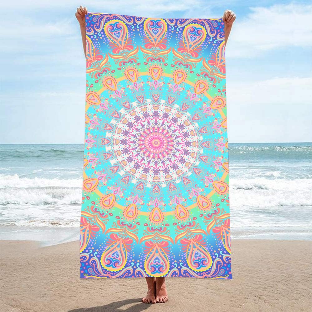 Mysterious Pattern Beach Towel - Camp Towel Microfiber 评论和价格