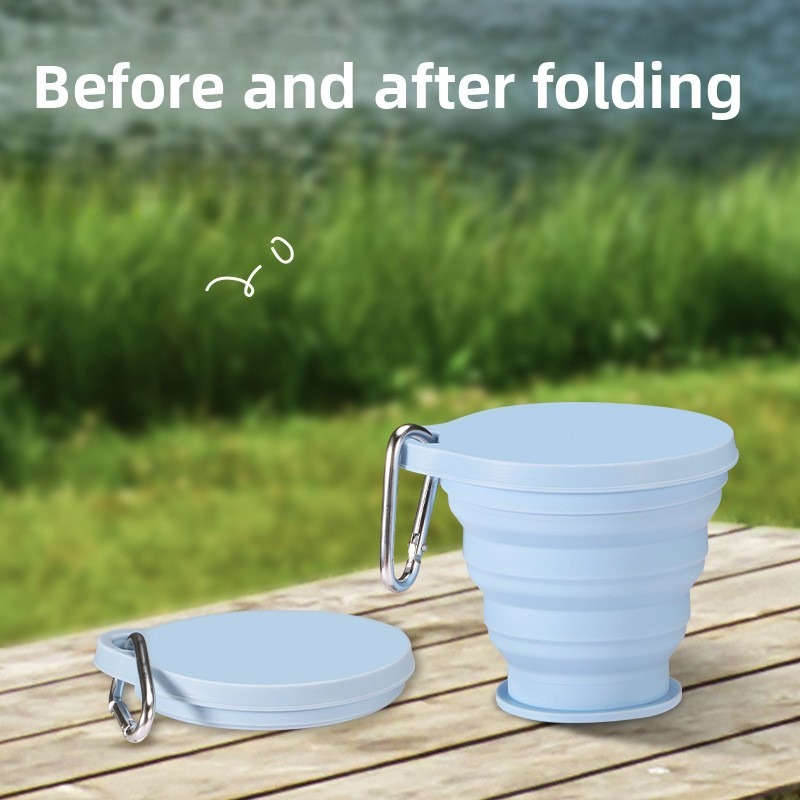 1pc Folding Water Cup Food Gra - Outdoor Camping Food 评论和价格
