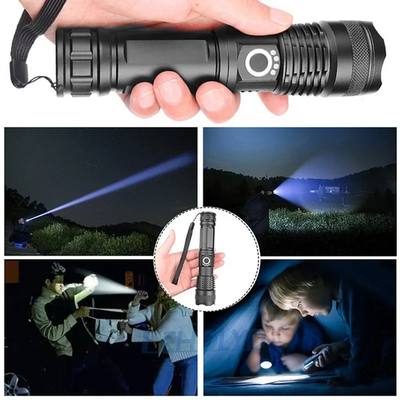 High Power XHP70 Led Flashligh - Outdoor Camping Glamping 评论和价格